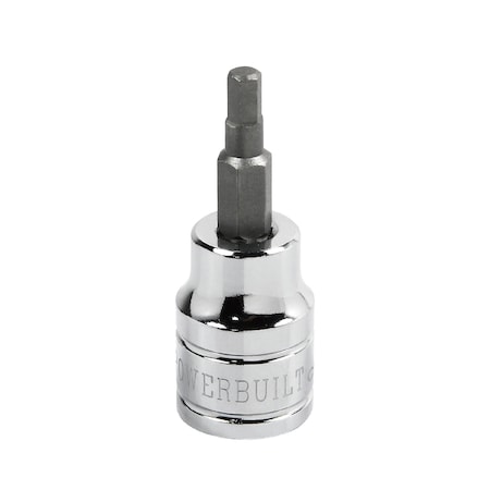 Powerbuilt 3/8" Drive 4Mm Hex Bit Socket 648418
